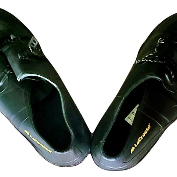 LaCrosse Men\'s Black Rubber Rain or Snow Over the Boot or Shoe Covers Size 9 main image 13